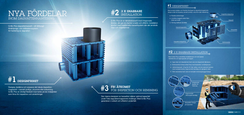 Säljfolder Q-Bic Plus dagvattenkassett