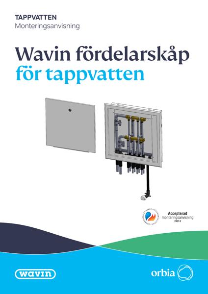 Wavin fördelarskåp för tappvatten - Monteringsanvisning