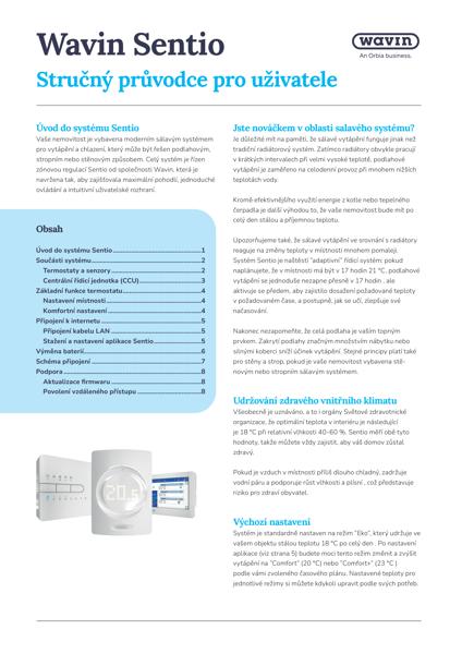 Sentio: Stručný průvodce pro uživatele