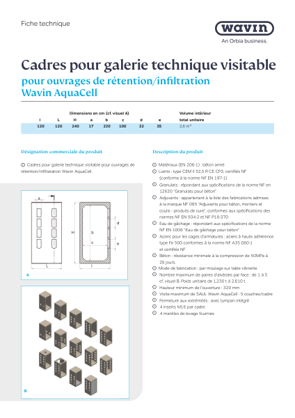 Fiche Technique Galerie technique AquaCell