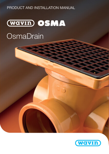 Wavin OsmaDrain product and installation manual