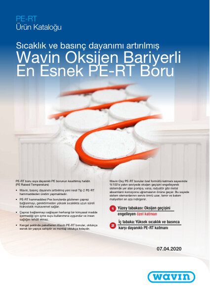 PE-RT Boru Ürün Broşürü