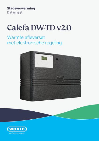 Calefa DW-TD v2.0 Data Sheet [NL]