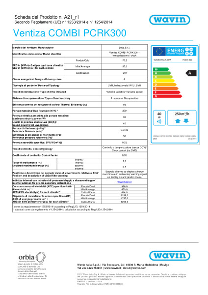 132431 Scheda prodotto PCRK300 A21