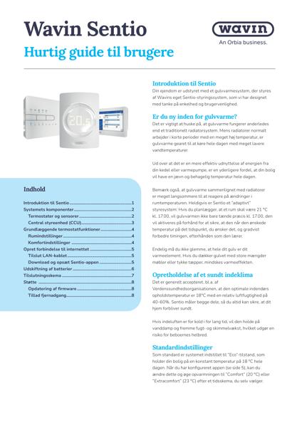 Sentio: Hurtig guide til brugere