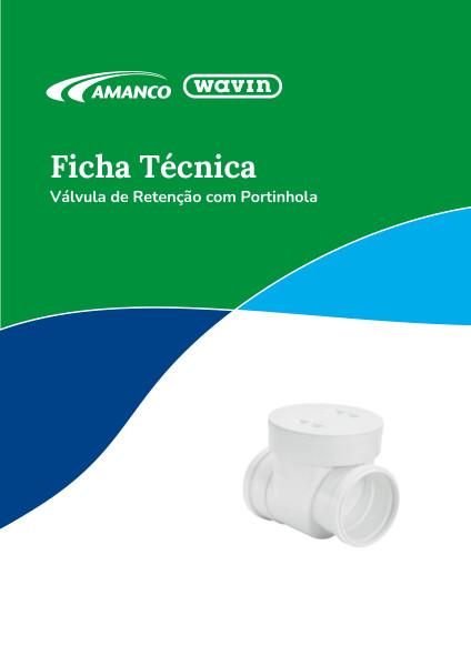 FT Válvula de Retenção com Portinhola