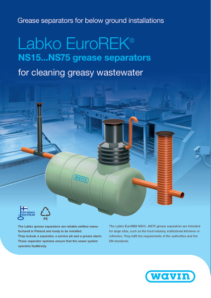 (AP) Wavin Labko EuroREK® SL NS15-NS75 Grease Separators