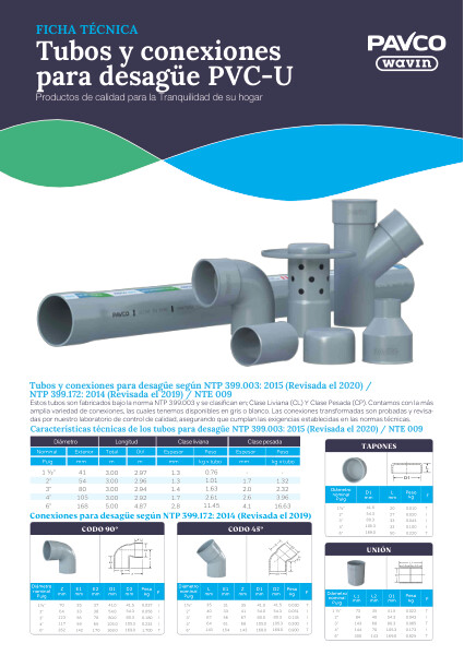 Ficha Tecnica-Desague-PavcoWavin