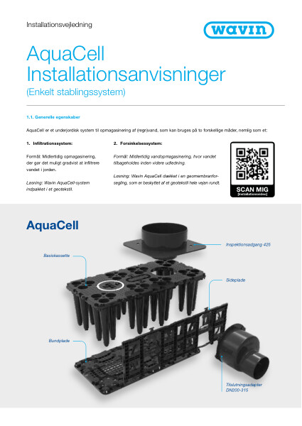 AquaCell installationsvejledning