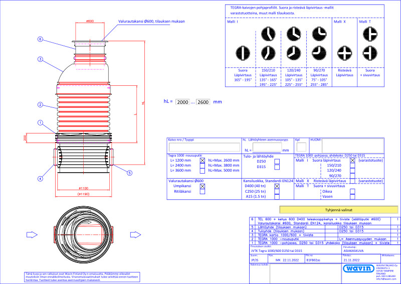 Tuotekuva JVTK Tegra 1000 D250-D315 PDF