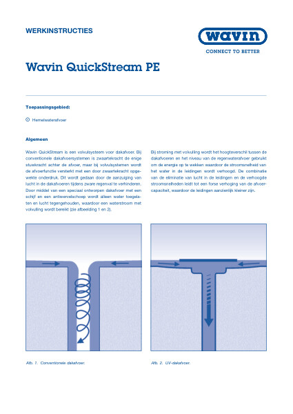 Werkinstructie QuickStream PE