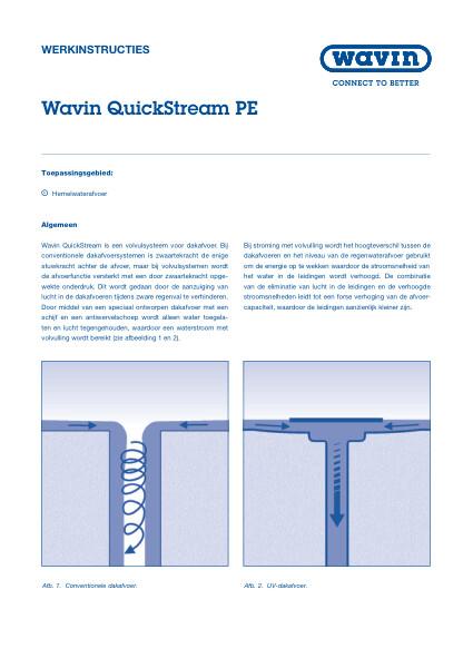Werkinstructie QuickStream PE