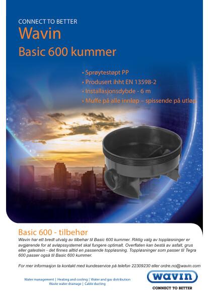 Produktark Basic 600 kummer