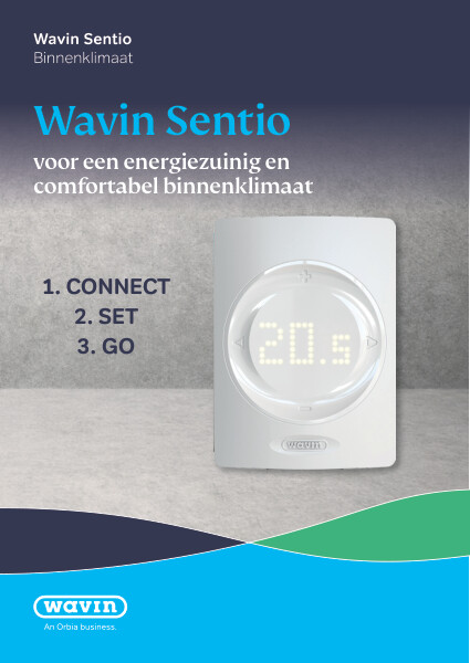 Brochure Wavin Sentio - voor een energiezuinig en comfortabel binnenklimaat