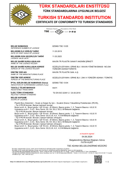 PERT Boru TS EN ISO 22391-2 (2025)