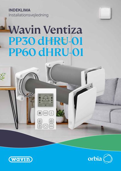 Ventiza PP60 dHRU - Installationsvejledning