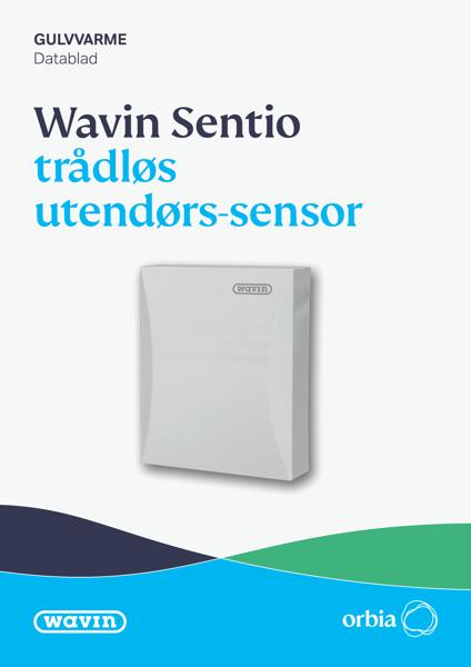Sentio trådløs utendørssensor datablad
