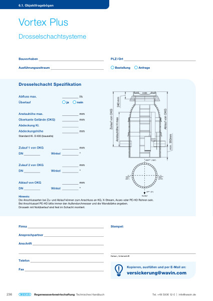 Objektfragebogen Vortex Plus