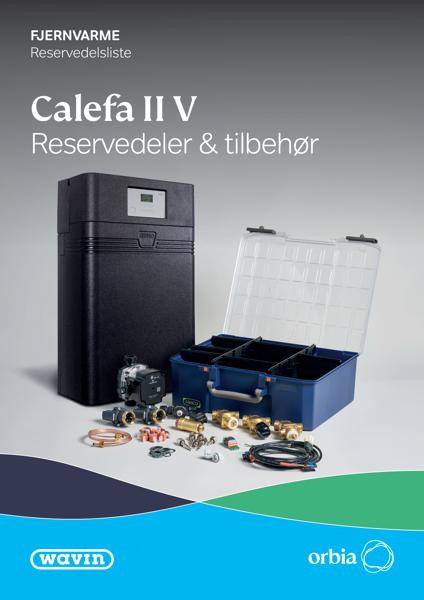 Calefa II V reservedeler og tilbehør