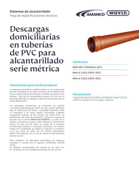 Ficha Técnica Descargas alcantarillados