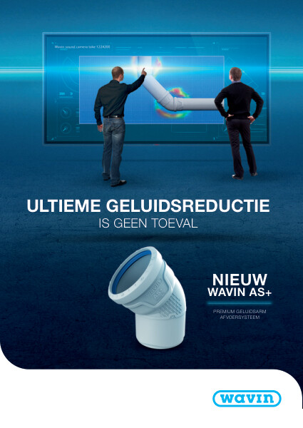 Brochure Wavin AS+ 'Ultieme geluidreductie is geen toeval'