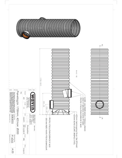 wavin 3083005 ingår i 3082957 rsk 2890704 425 DN200 provtagningsbrunn