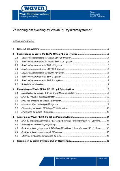 Sveiseveiledning 280306