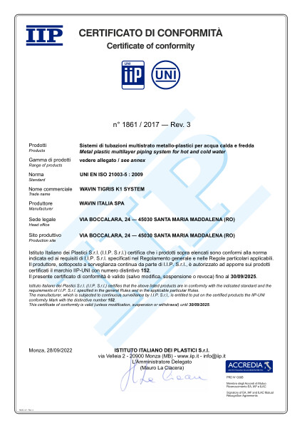 IIP UNI EN ISO 21003