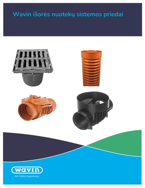 Wavin išorės nuotekų sistemos priedai