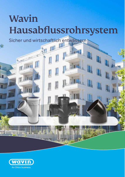 Wavin Hausabflussrohrsystem Gesamtbroschüre