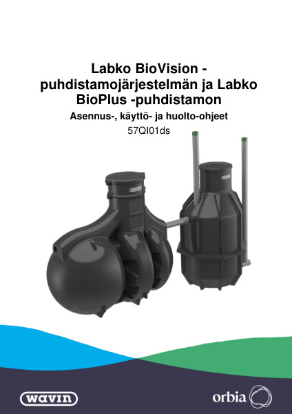 Asennus-, käyttö- ja huolto-ohje - Labko BioVision ja Labko BioPlus