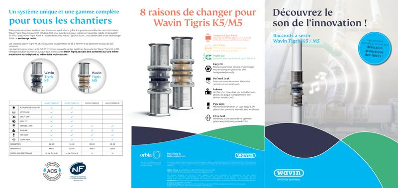 Brochure Lancement Wavin Tigris K5 & M5