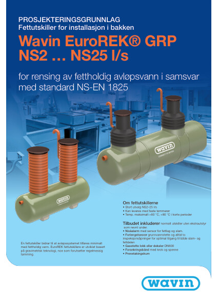 Datablad EuroREK GRP NS2_NS25 l/s