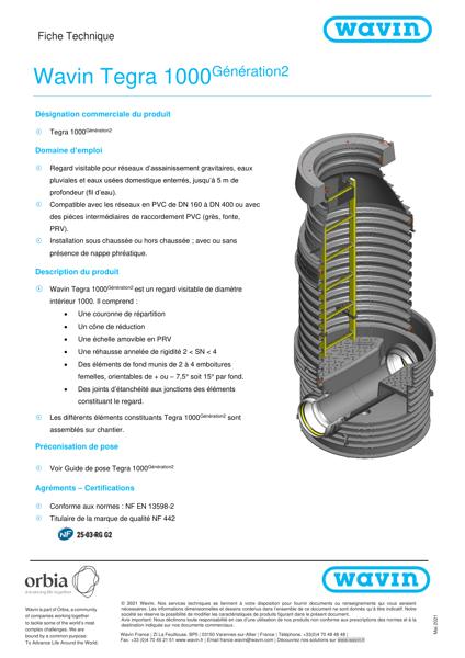 Fiche technique - Tegra 1000 Génération 2