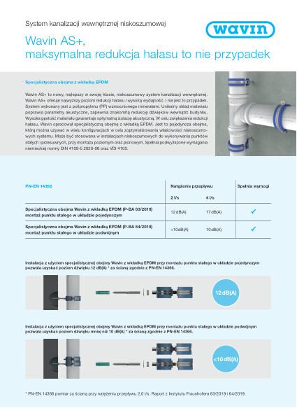 Karta katalogowa Wavin AS+