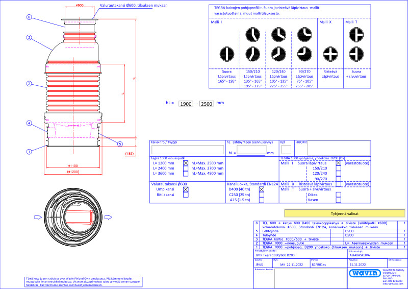 Tuotekuva JVTK Tegra 1000 D200 PDF