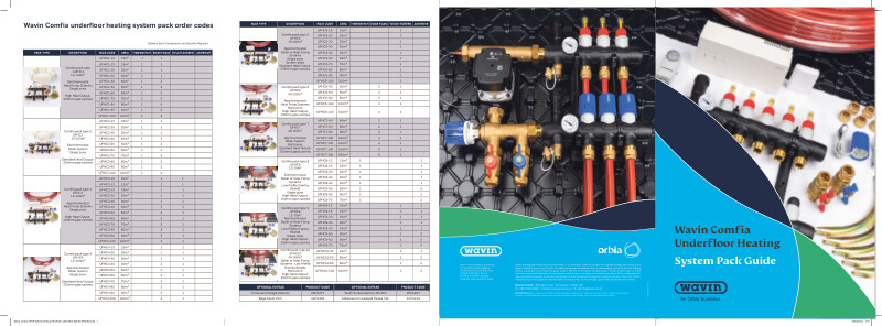 Wavin Comfia UFH System Pack Guide