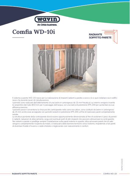 Scheda tecnica Comfia WD-10i