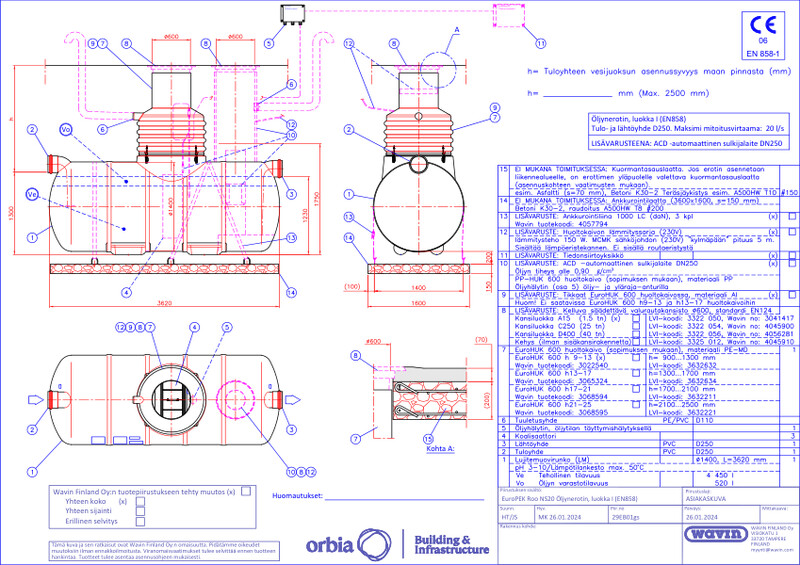 Tuotekuva - EuroPEK Roo NS20 EN858 PDF