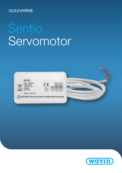 Datablad - Sentio Servomotor
