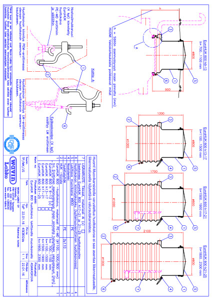 Tuotekuva - EuroHUK 800 lockable plastic cover PDF