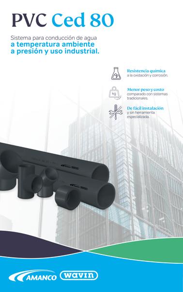 Hoja producto PVC Cédula 80