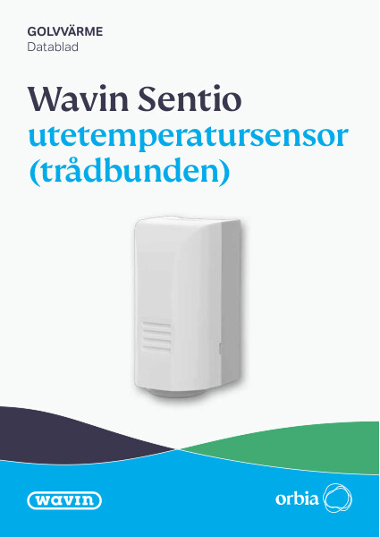 Sentio utetemperatursensor trådbunden