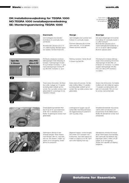 Monteringsanvisning for Tegra nedstigningskum