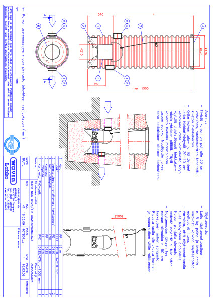 Tuotekuva - Wavin NOK D425-1,5 PDF