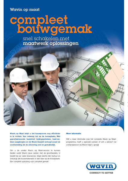 Brochure Wavin op maat