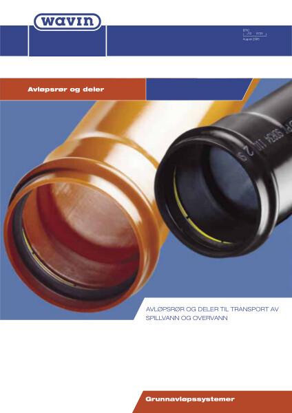 Brosjyre Avløpsrør og deler (Sept 2005)