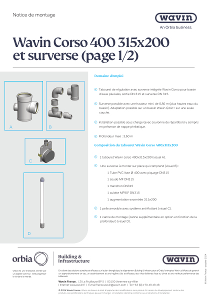 Notice de montage Tabouret Corso 400x315x200