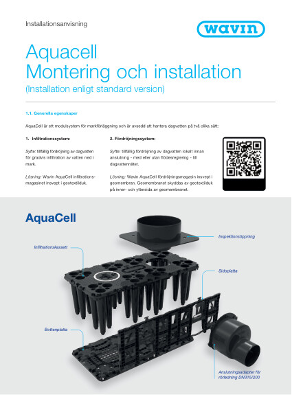 Aquacell installationsanvisning