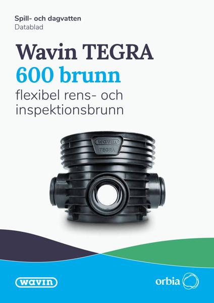 Datablad - Tegra 600 rens- och inspektionsbrunn